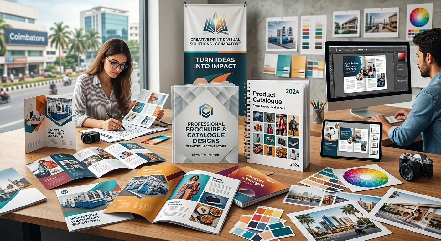 Brochures & Catalogue Services in Coimbatore